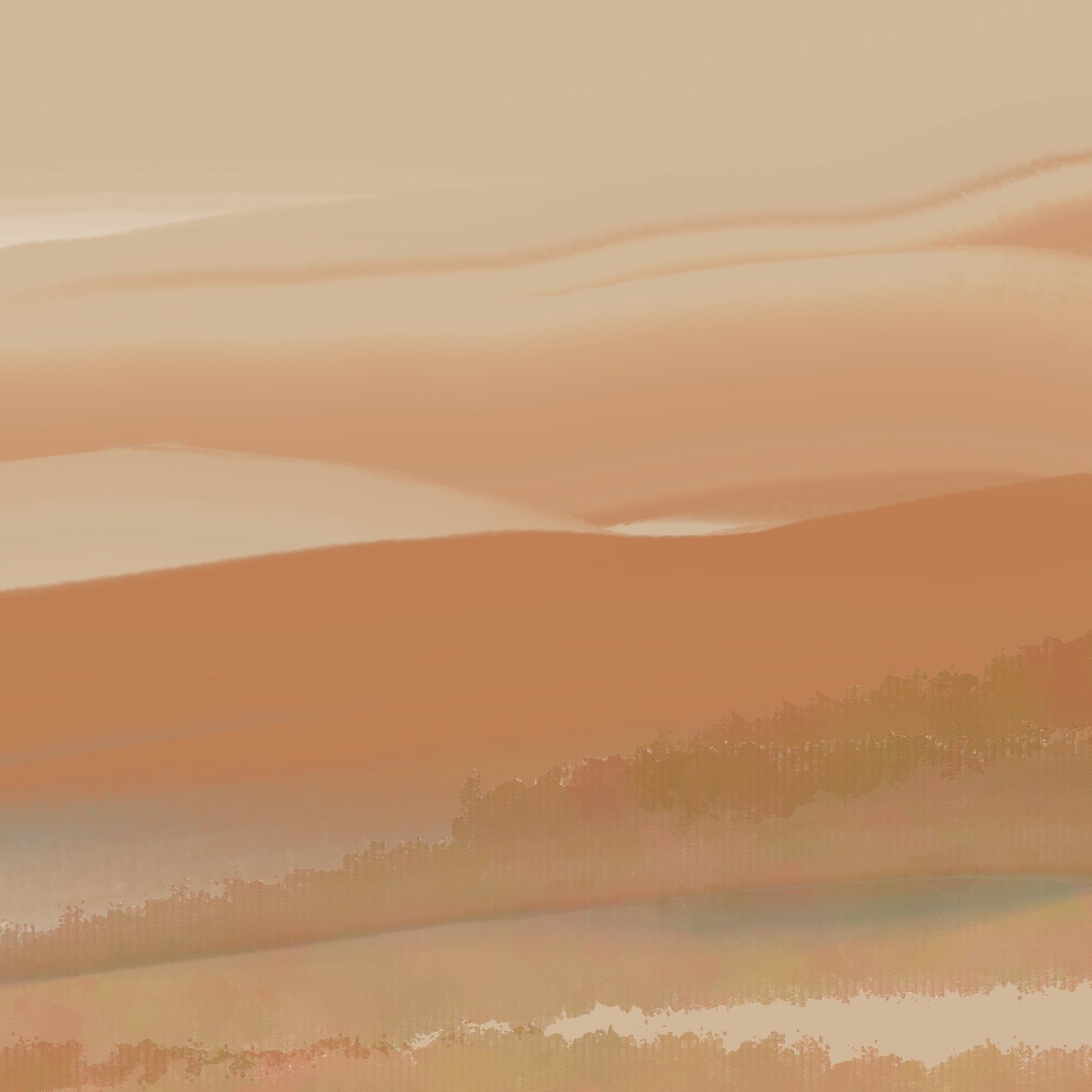 Earthy tone aesthetic brush background